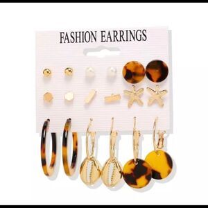 ‎💙💙BOHO EARRINGS 9 pair